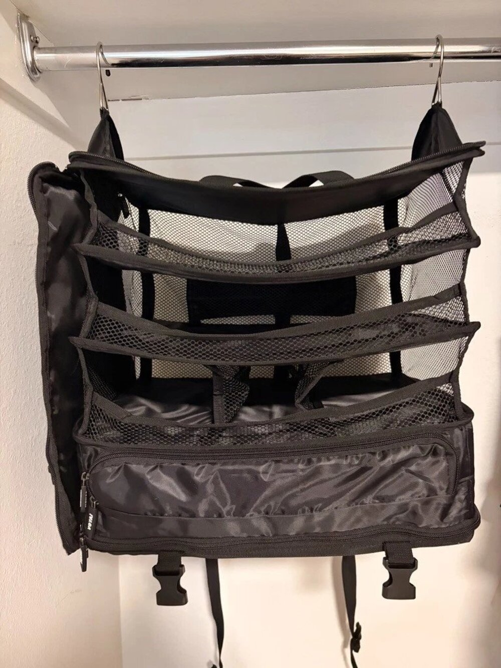 Voyaj Hanging Suitcase Organizer for Travel